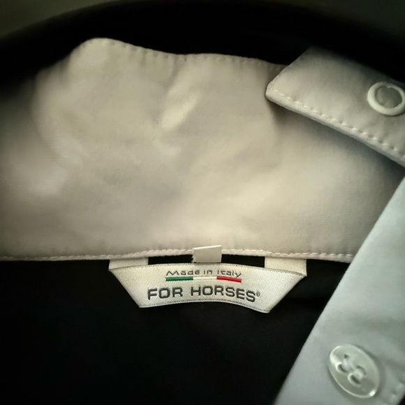 For Horse Women's Show Shirt - XL - Black - Picture 4 of 5